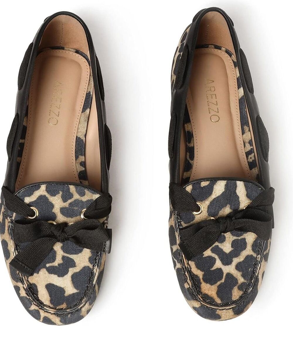 Arezzo Leopard Flats
